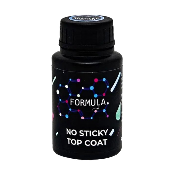 Уцінка! Топ для гель-лаку Formula Profi No Sticky Top Coat без липкого шару, 30 мл